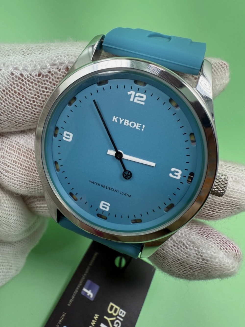 New KYBOE! Evolve Turquoise 10ATM Water Resistance Quartz Watch KYS41-017.20